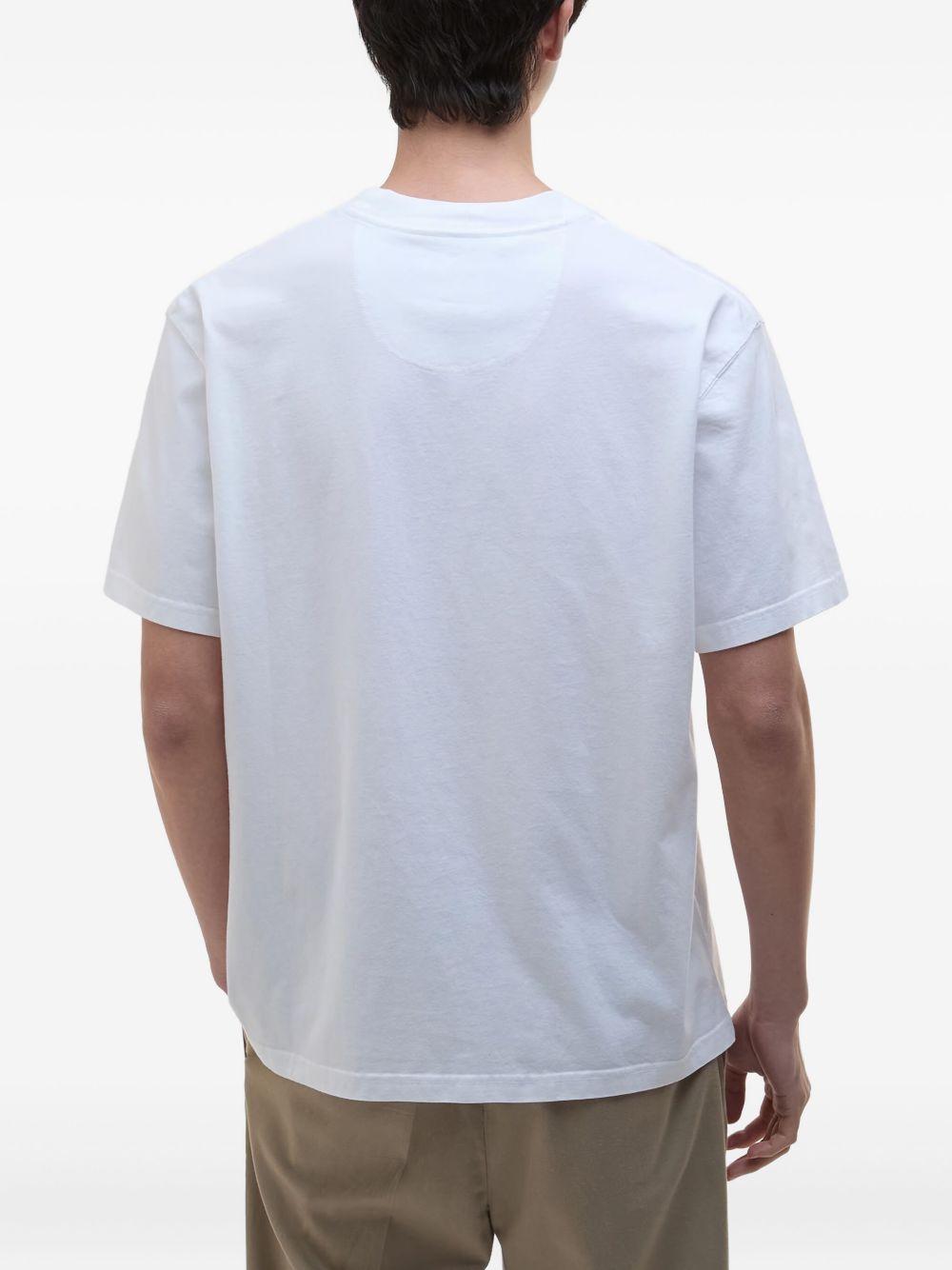 T-shirt in cotone con logo MTS1406 WH11 BARBOUR 