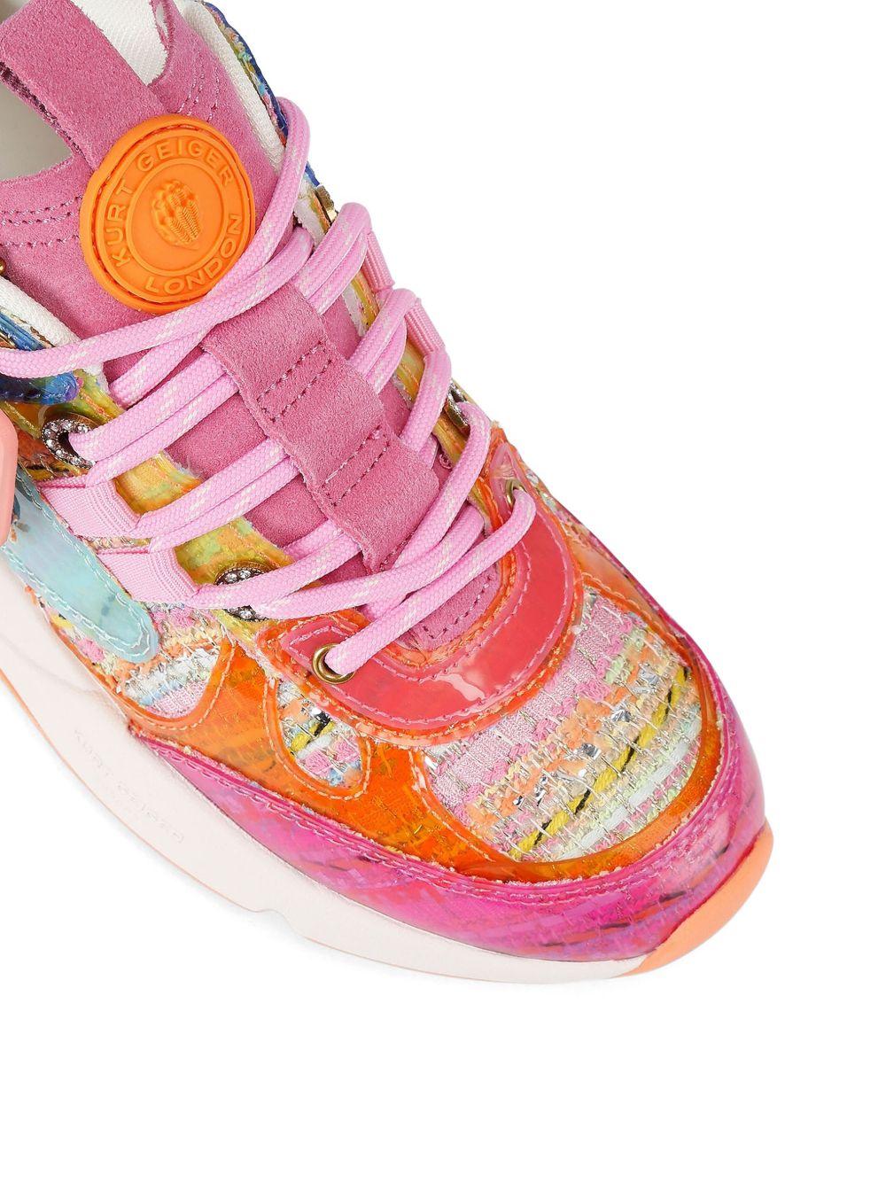 Sneakers con stampa multicolor e suola platform 5064357 069 KURT GEIGER 