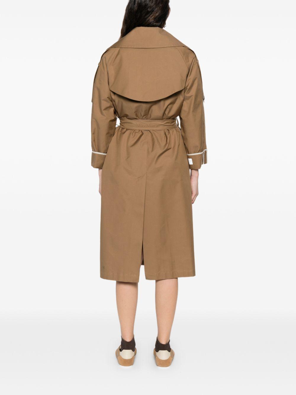 Trench in cotone con cintura 2619021014600 004 MAX MARA THE CUBE 