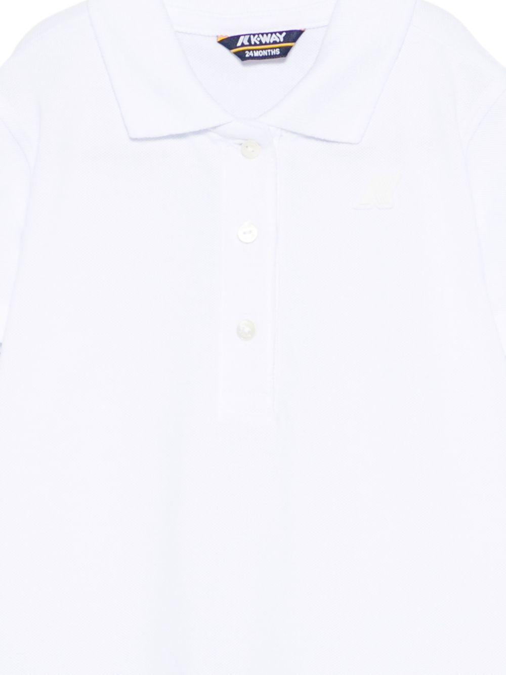 Abito polo con colletto e gonna plissé K8151TW 001 K-WAY KIDS 