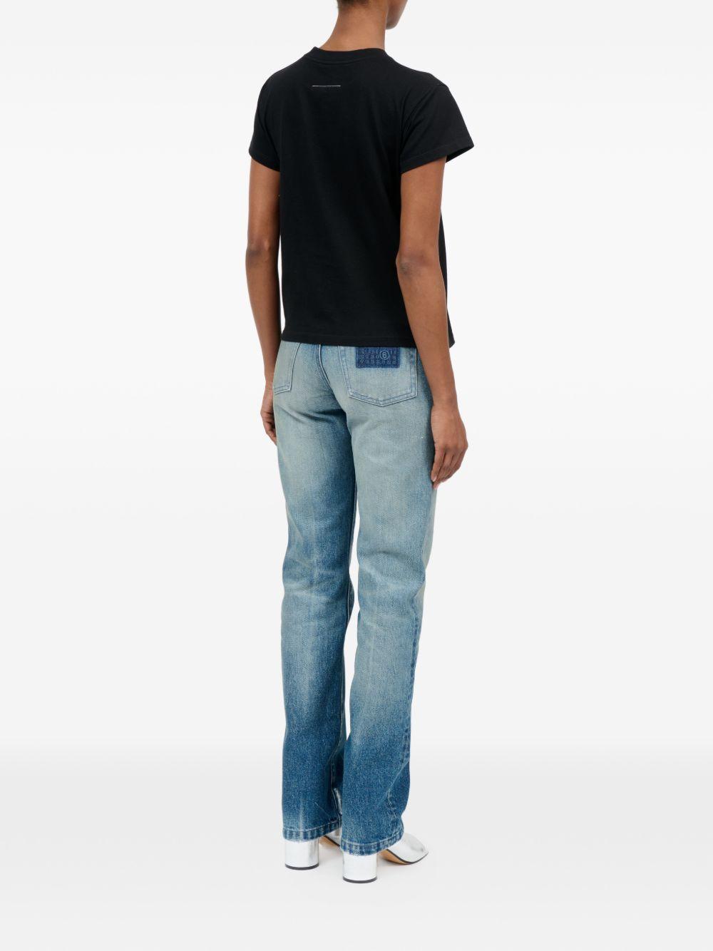 T-shirt in cotone girocollo S62GD0216M20048 900 MM6 MAISON MARGIELA 