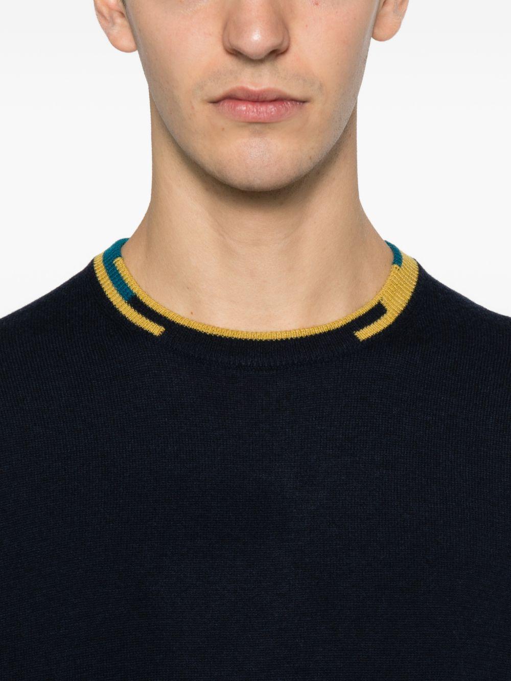 Maglione blu Marlon 04 a collo giro PEU569399011947 215 PEUTEREY 