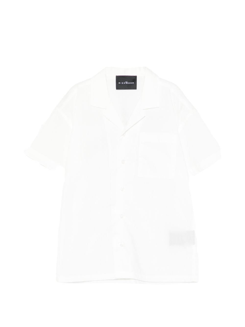 T-shirt girocollo RBP26210CA WHITE JOHN RICHMOND KIDS 
