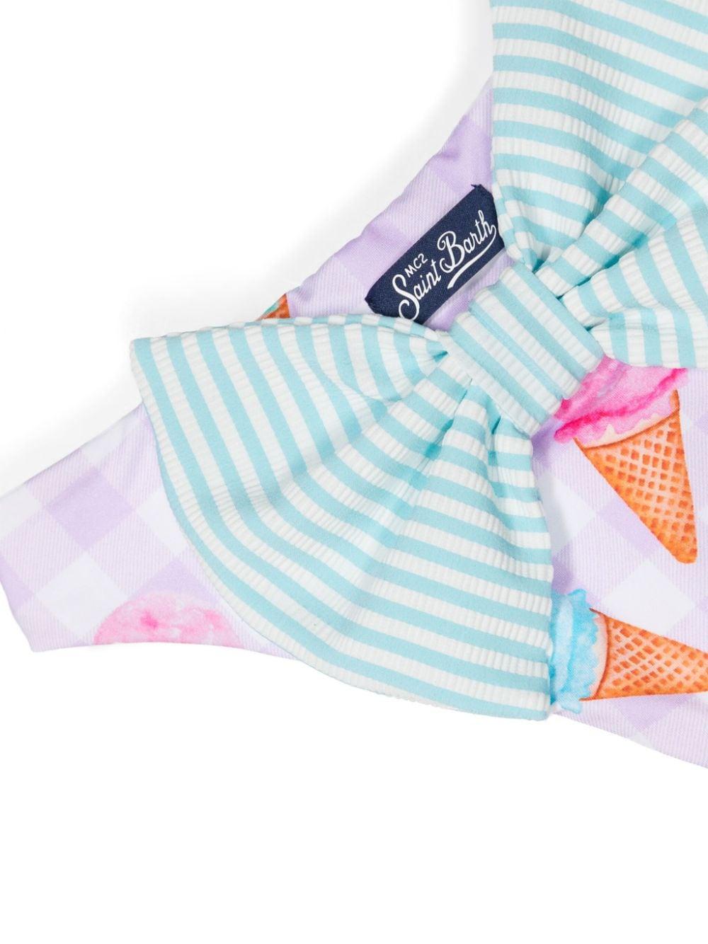 COSTUME SLIP madame LUREX VERDE/ROSA MAD0001 00677F MC2 SAINT BARTH KIDS 