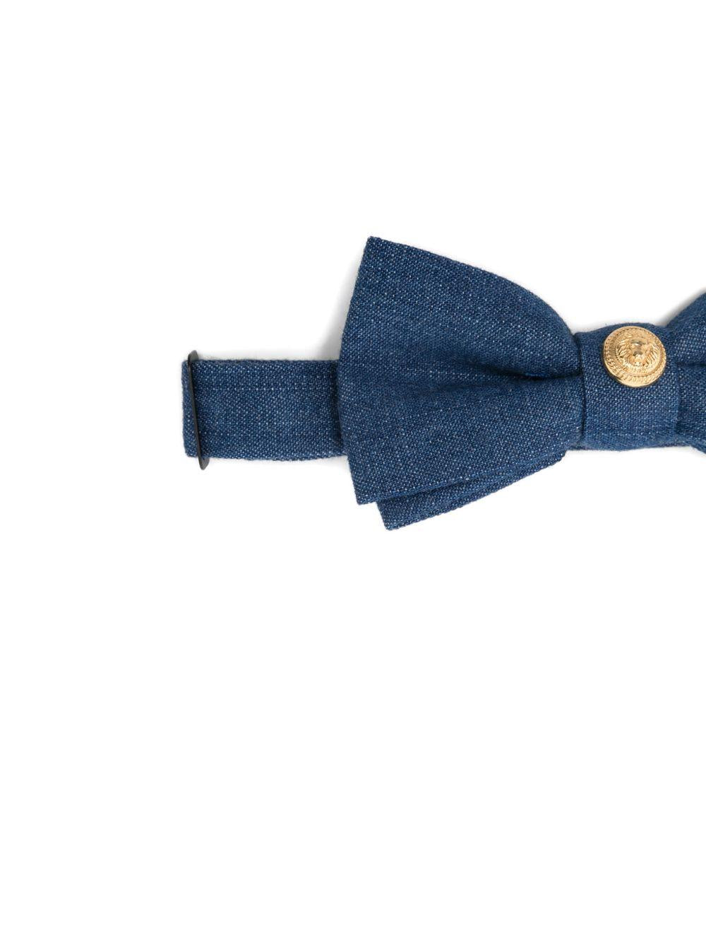 Papillon in denim BY0Q54P0588 625OR BALMAIN KIDS 