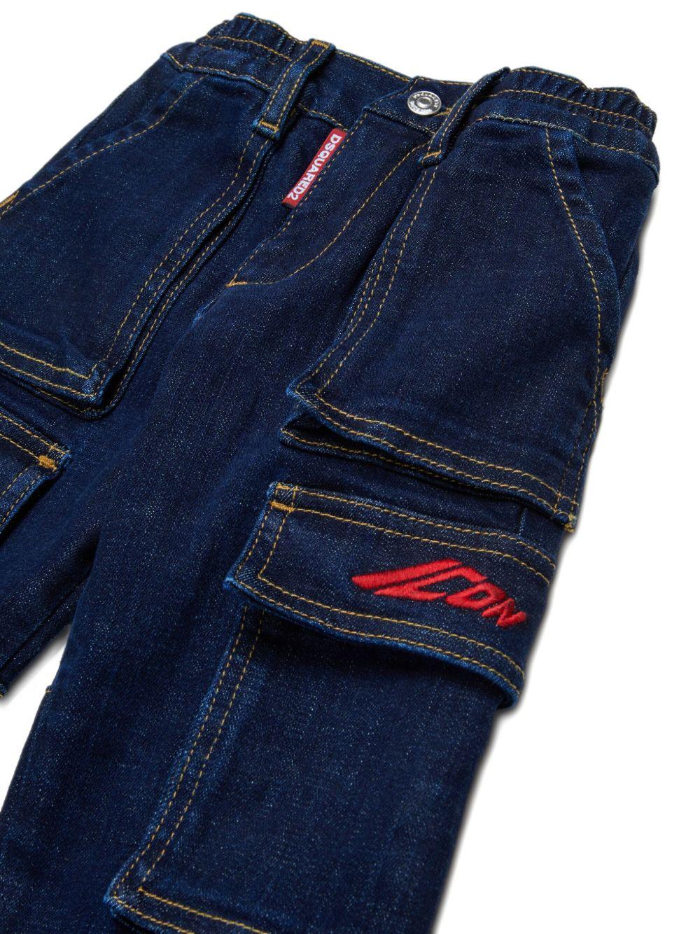 Jeans Blu Denim Icon DQ3149D0AFL DQ01 DSQUARED KIDS 