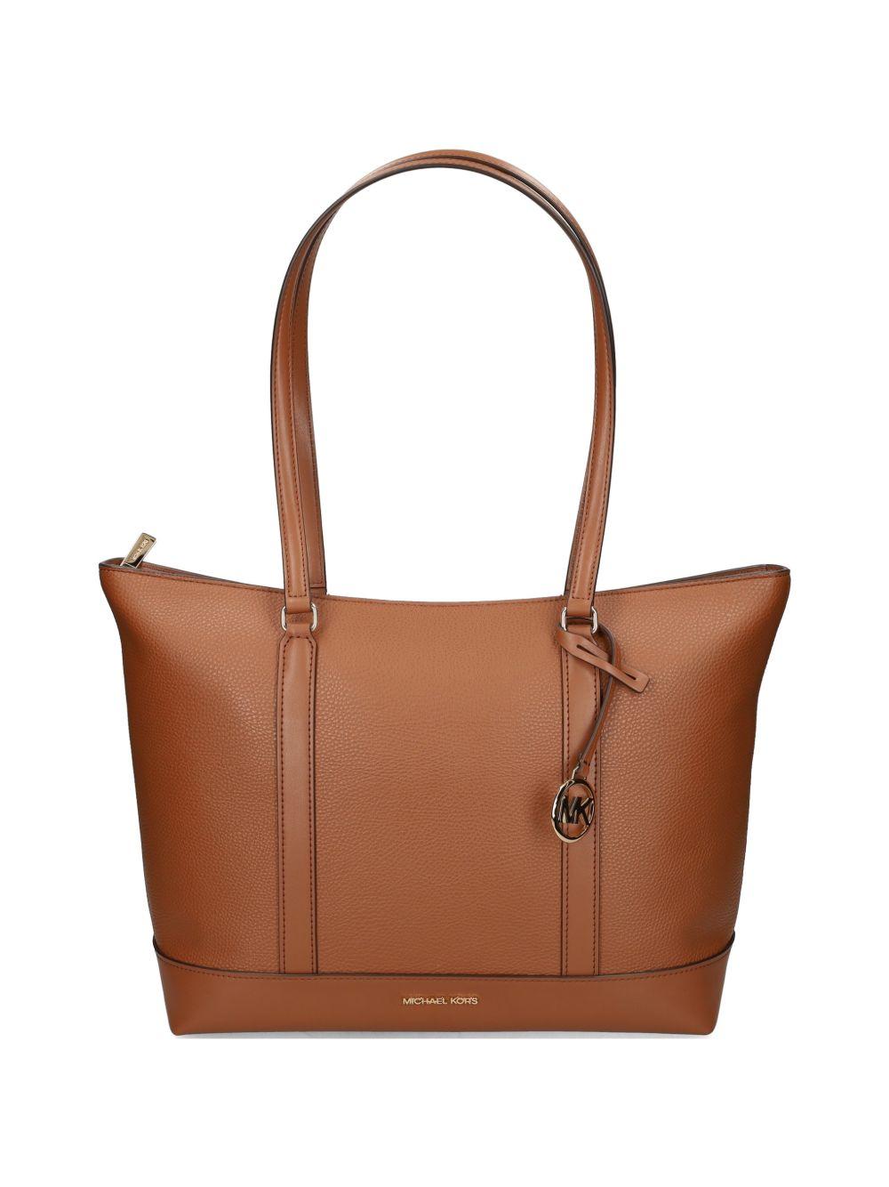Borsa shopping in pelle con charm logo 30S6G3PT3V 230 MICHAEL KORS 