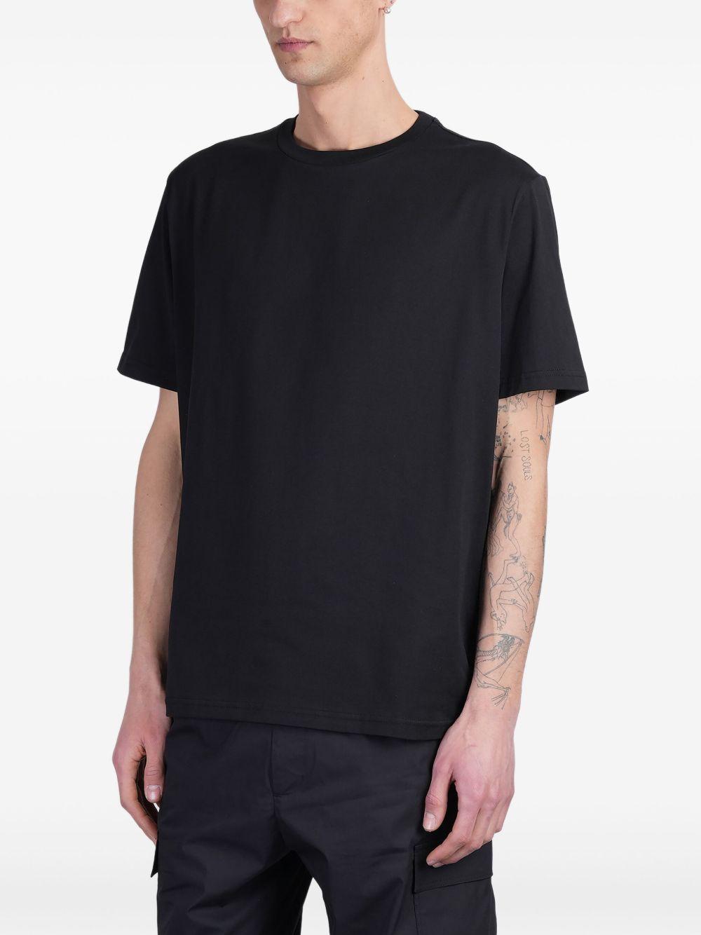 T-shirt B240 nera oversize L1TSS256549 D001 LOW BRAND 