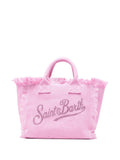 Borsa mare in cotone con frange