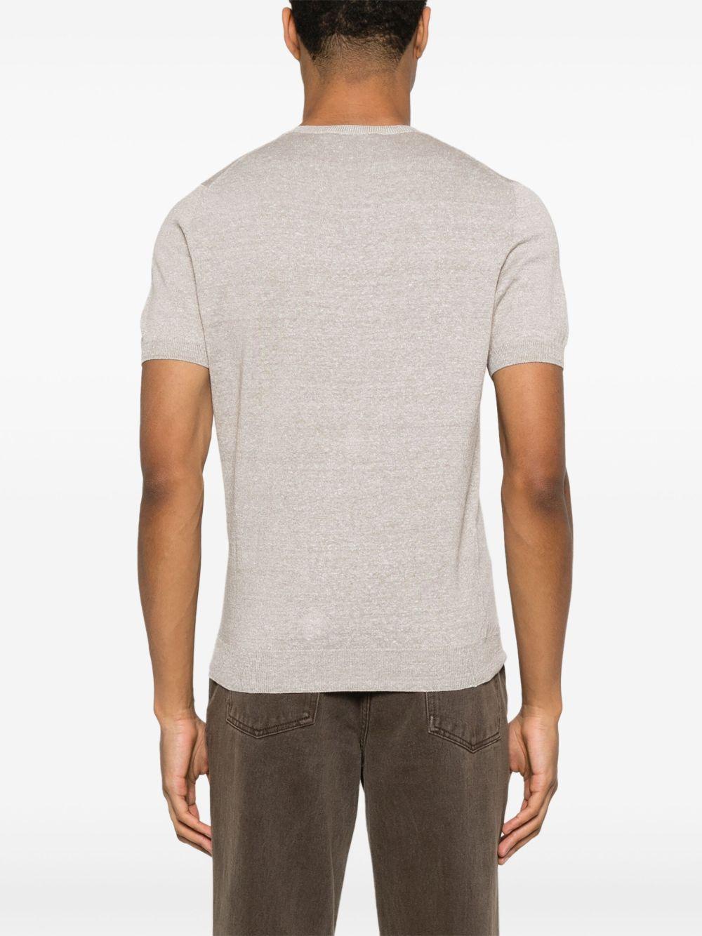 T-shirt Josh  in filo beige