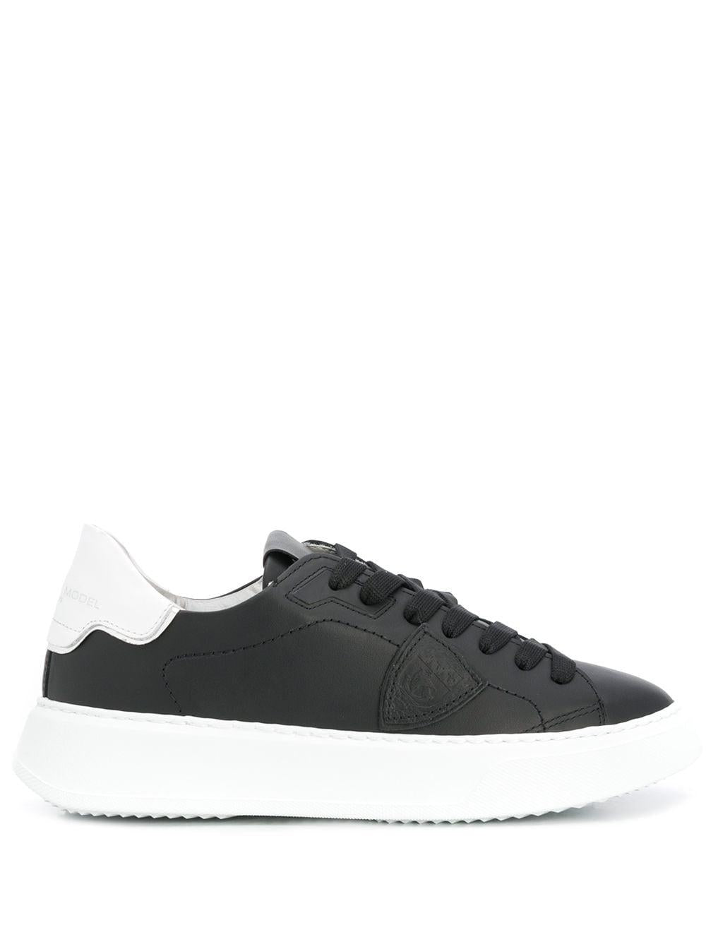 Sneakers Temple nera opaca BTLD V005 NERA PHILIPPE MODEL 
