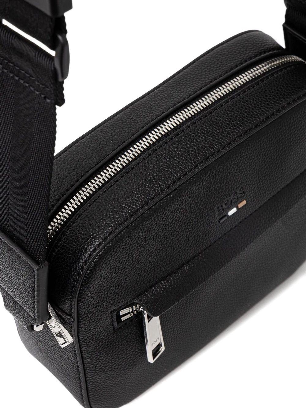 Borsa a tracolla con doppia zip 50537303 001 BOSS 