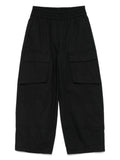 Black cargo trousers