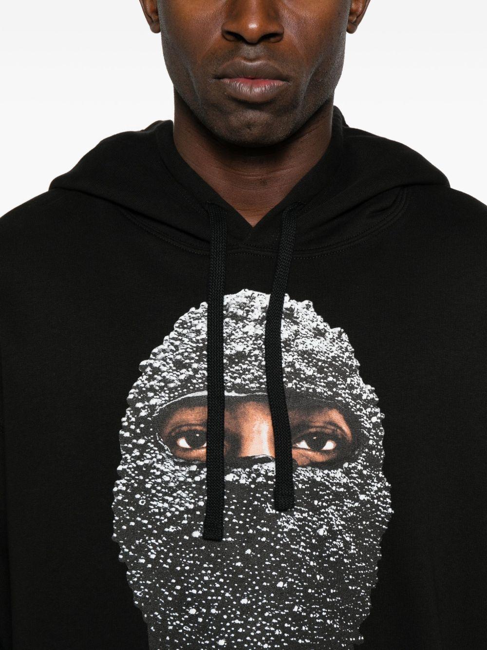 Felpa con Cappuccio e Stampa Grafica<BR/><BR/> NUW25267 009 IH NOM UH NIT 