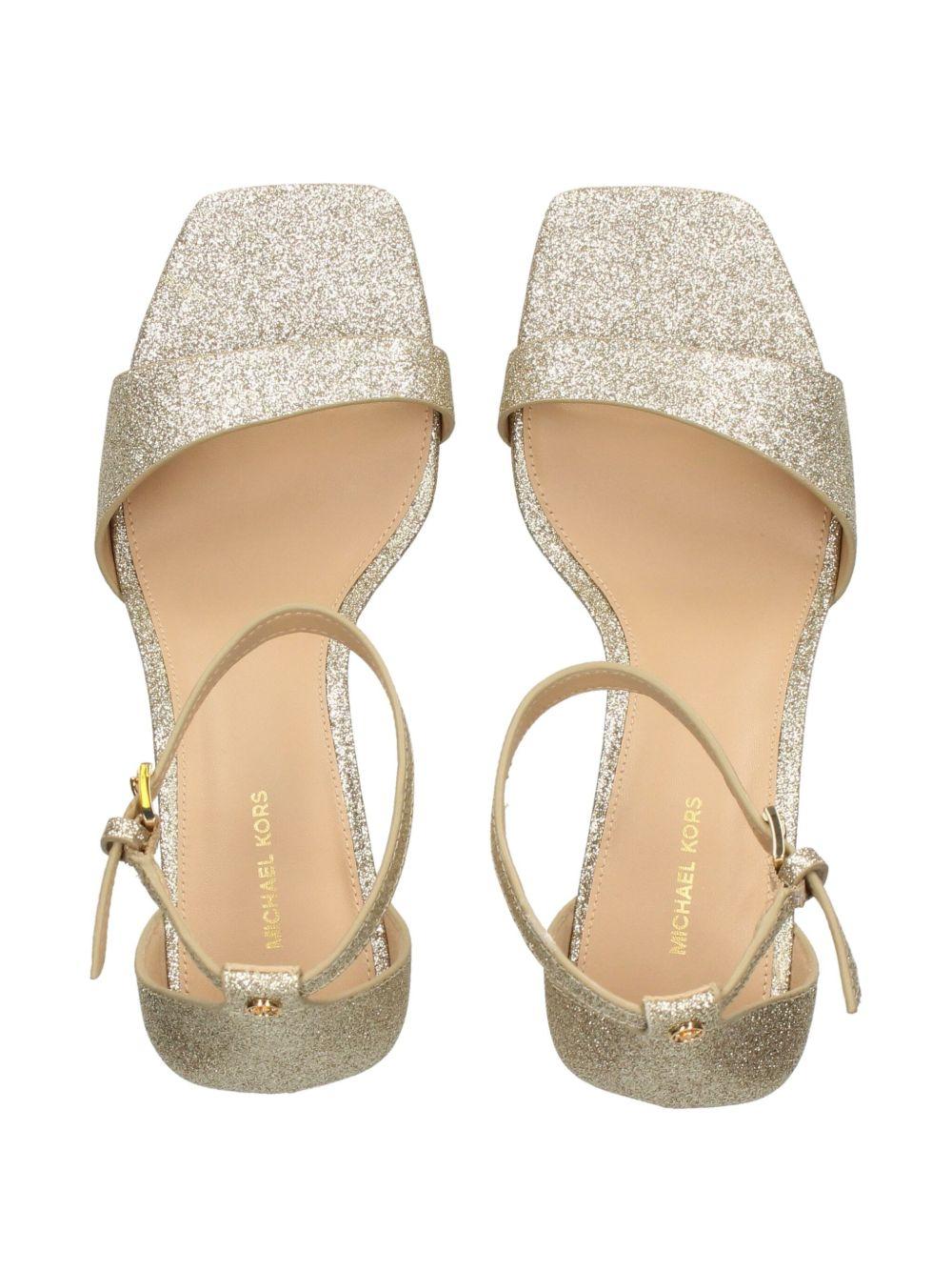 Sandalo Jaida oro con glitter
