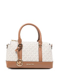 Borsa a mano con logo monogram e tracolla