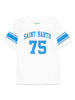 T-shirt bianca stampa 75