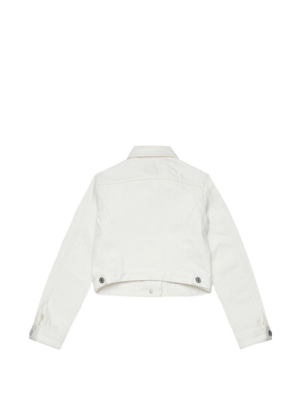 Giacca in denim con borchie J01341KXBRP K141 DIESEL KIDS 
