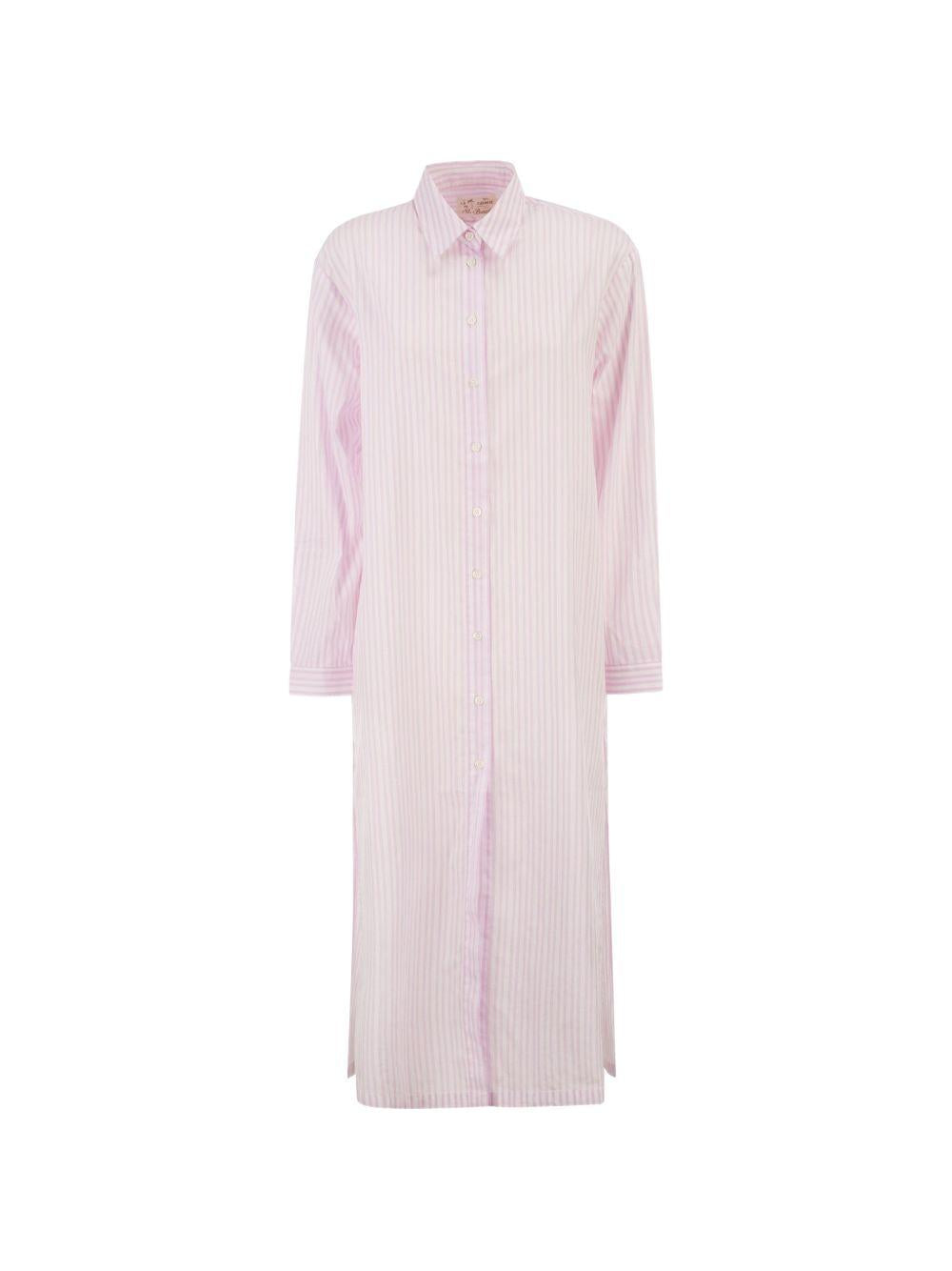 Abito camicia in cotone con ricamo ADN0001 01065L MC2 SAINT BARTH 