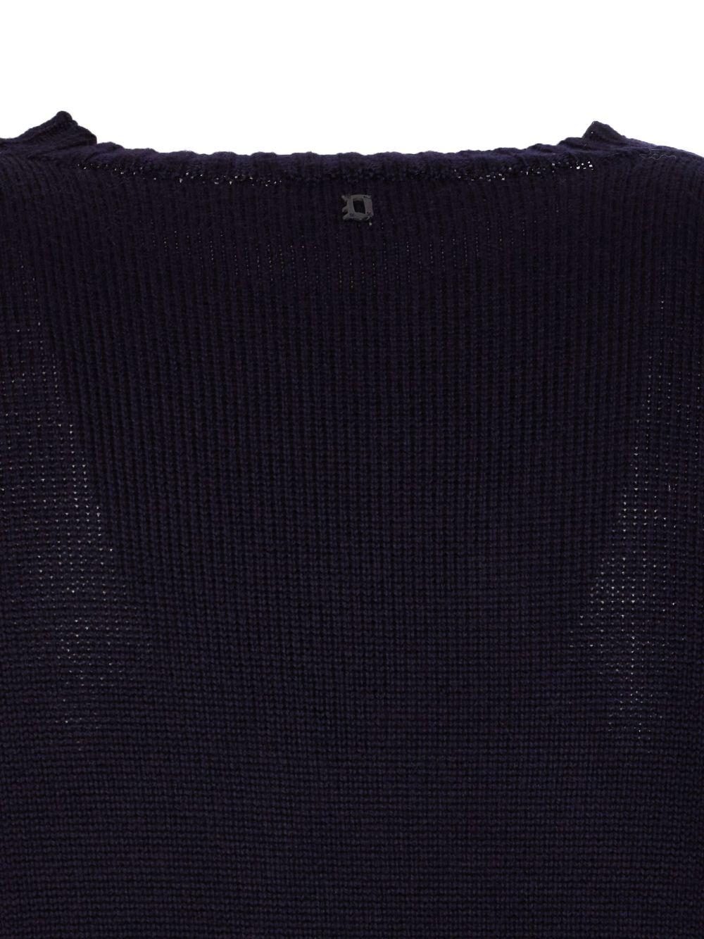 Maglione a Girocollo conTrama a Coste UT264M00856U002DUW25 890 DONDUP 