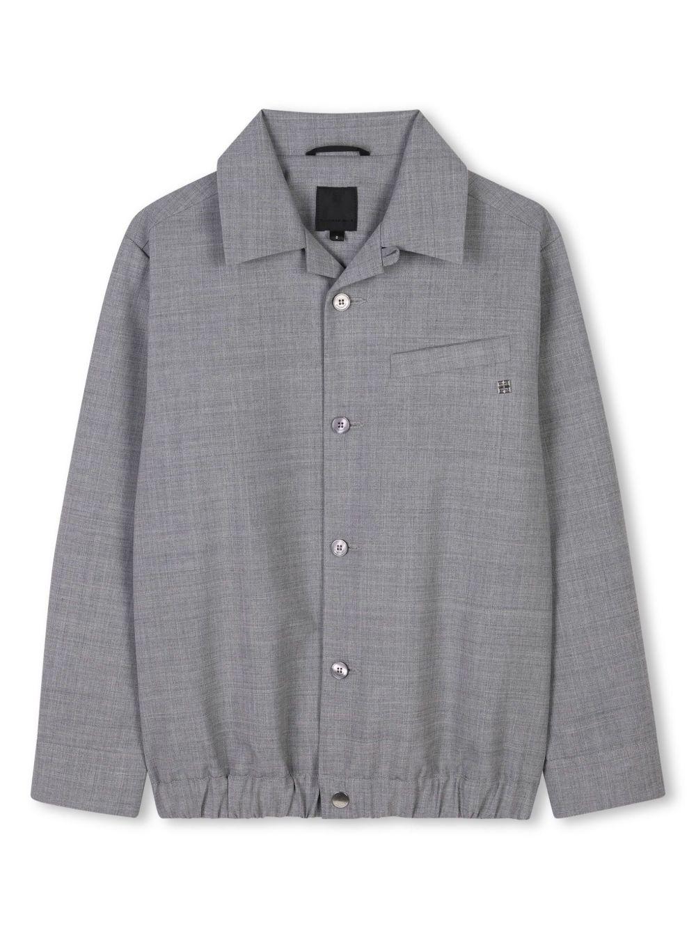 Camicia grigia taglio elegante H30693 A47 GIVENCHY KIDS 
