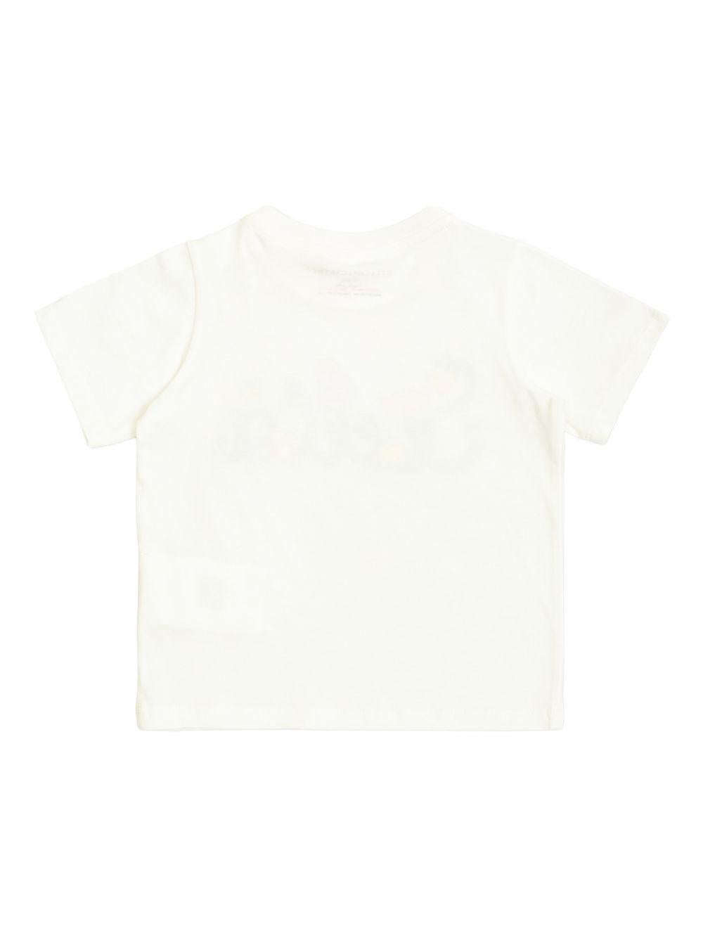 T-shirt con stampa floreale TY8011Z0434 101 STELLA MCCARTNEY KIDS 