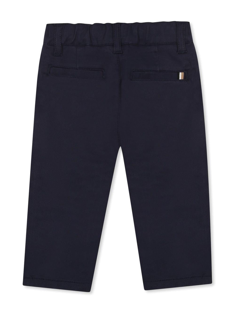 Pantalone blu neonato