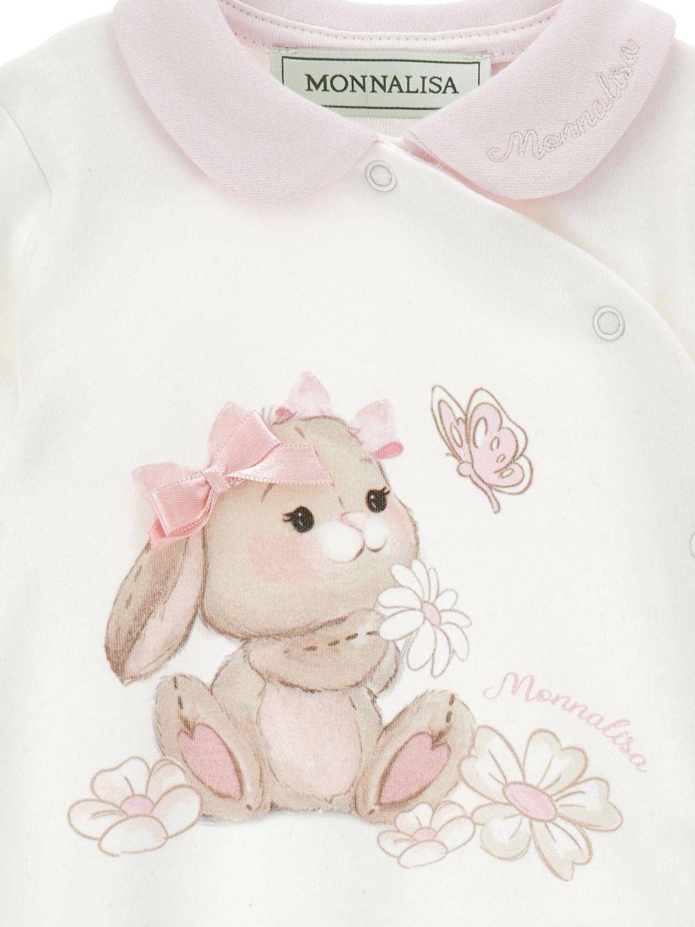 Tutina con cappello e bavaglino 35G5187000 0001 MONNALISA KIDS 