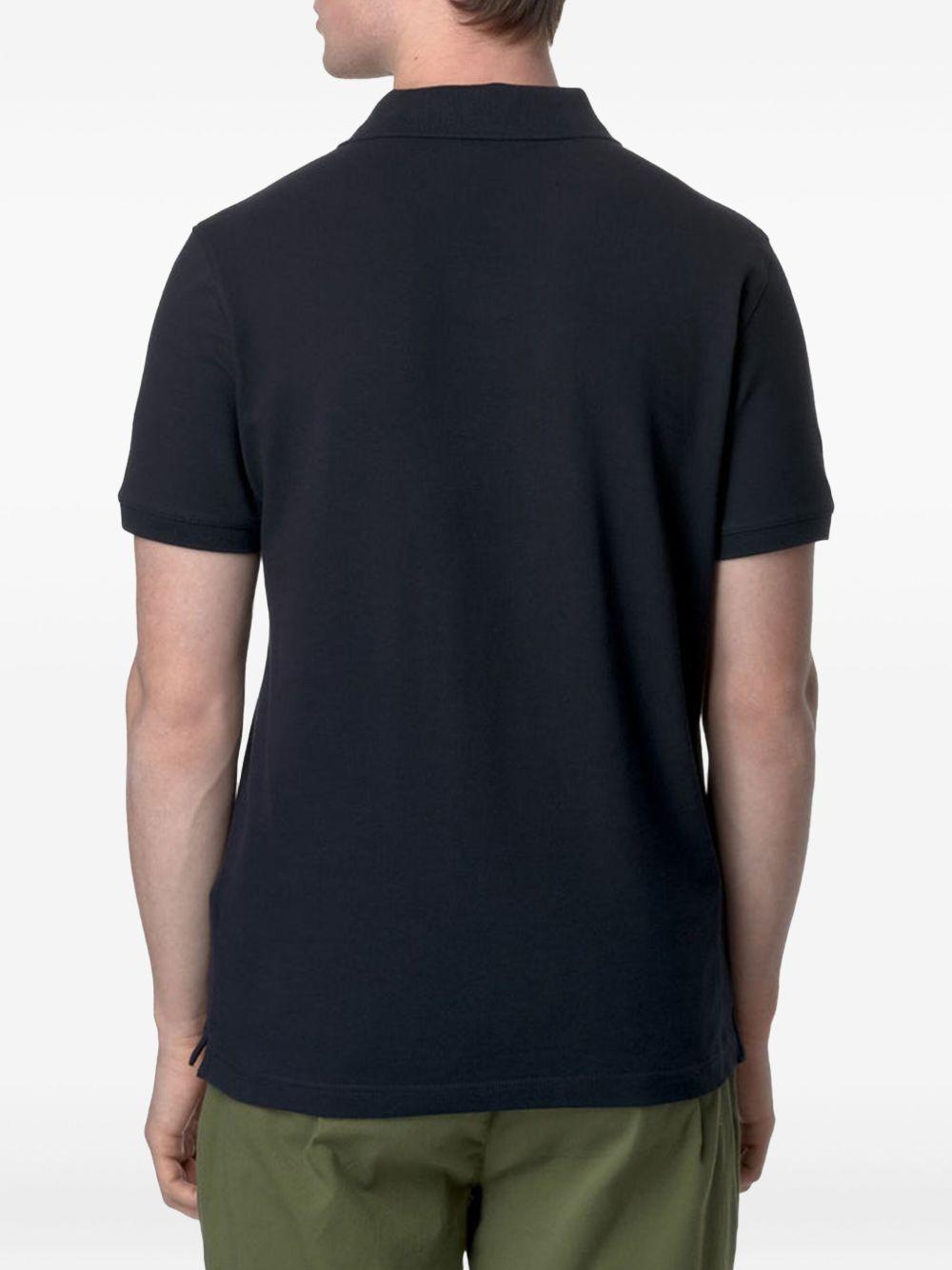 Polo amedee pique blu K5127BW K89 K-WAY 