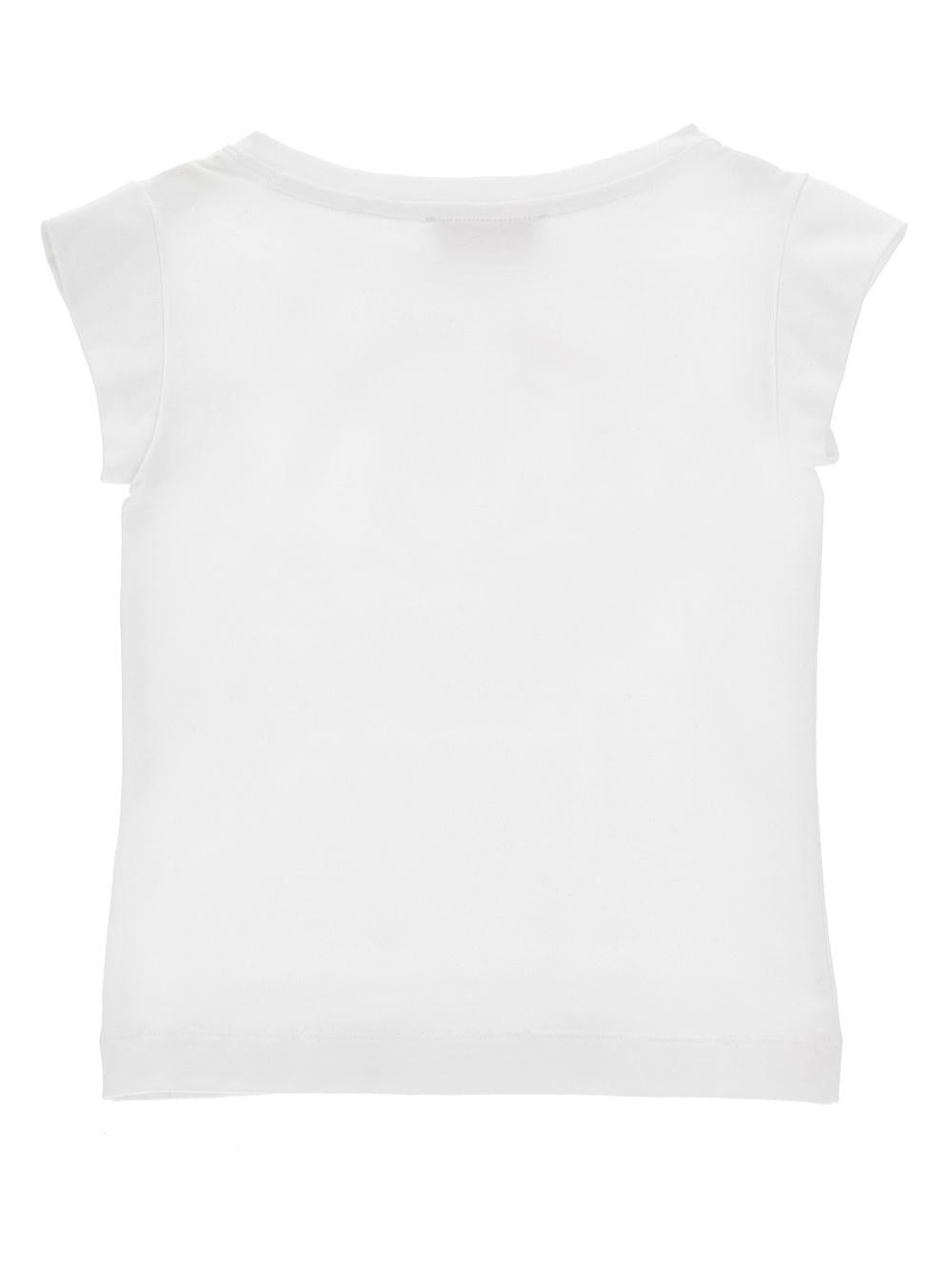 T-shirt con applicazione candy 19G6087005 0099 MONNALISA KIDS 