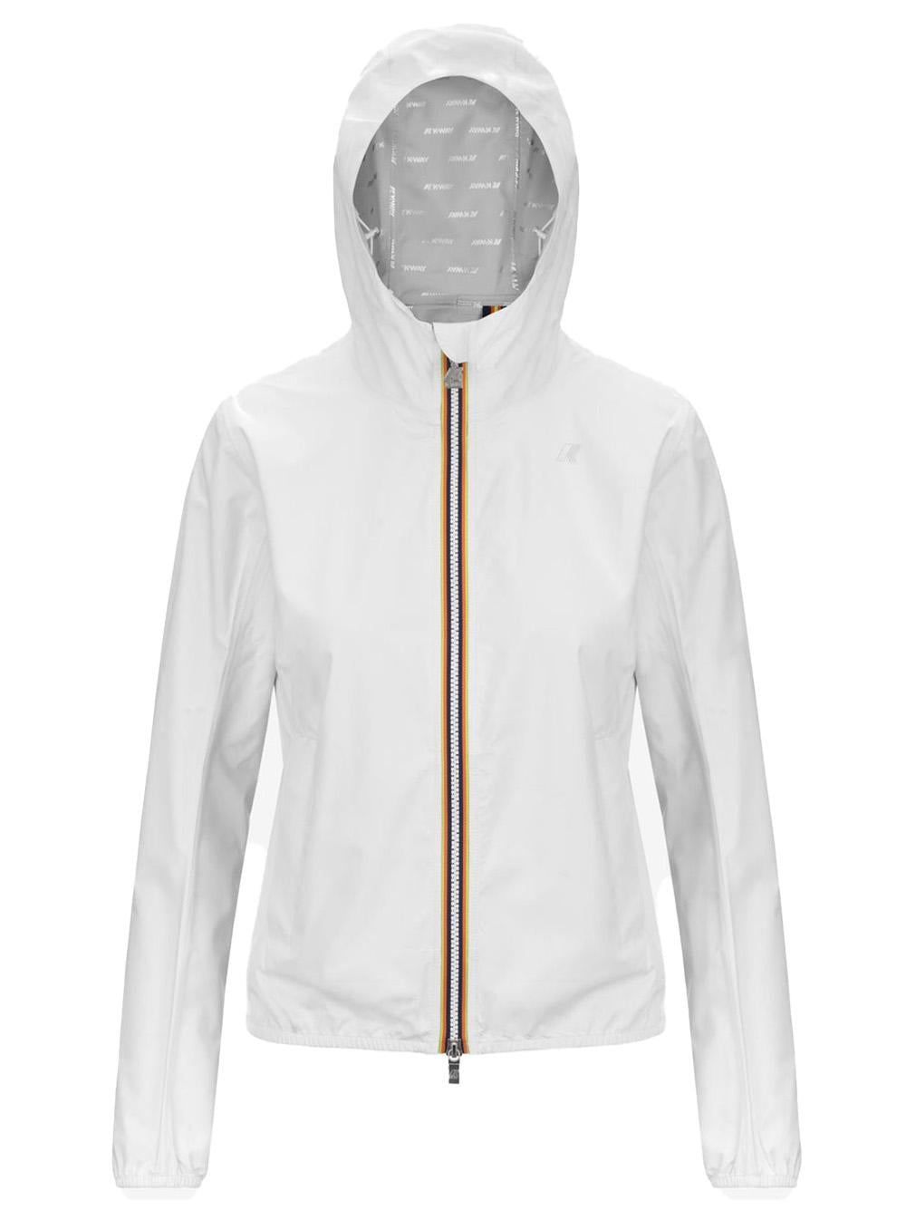 Giubbino lil stretch dot bianco K5127LW 001 K-WAY 