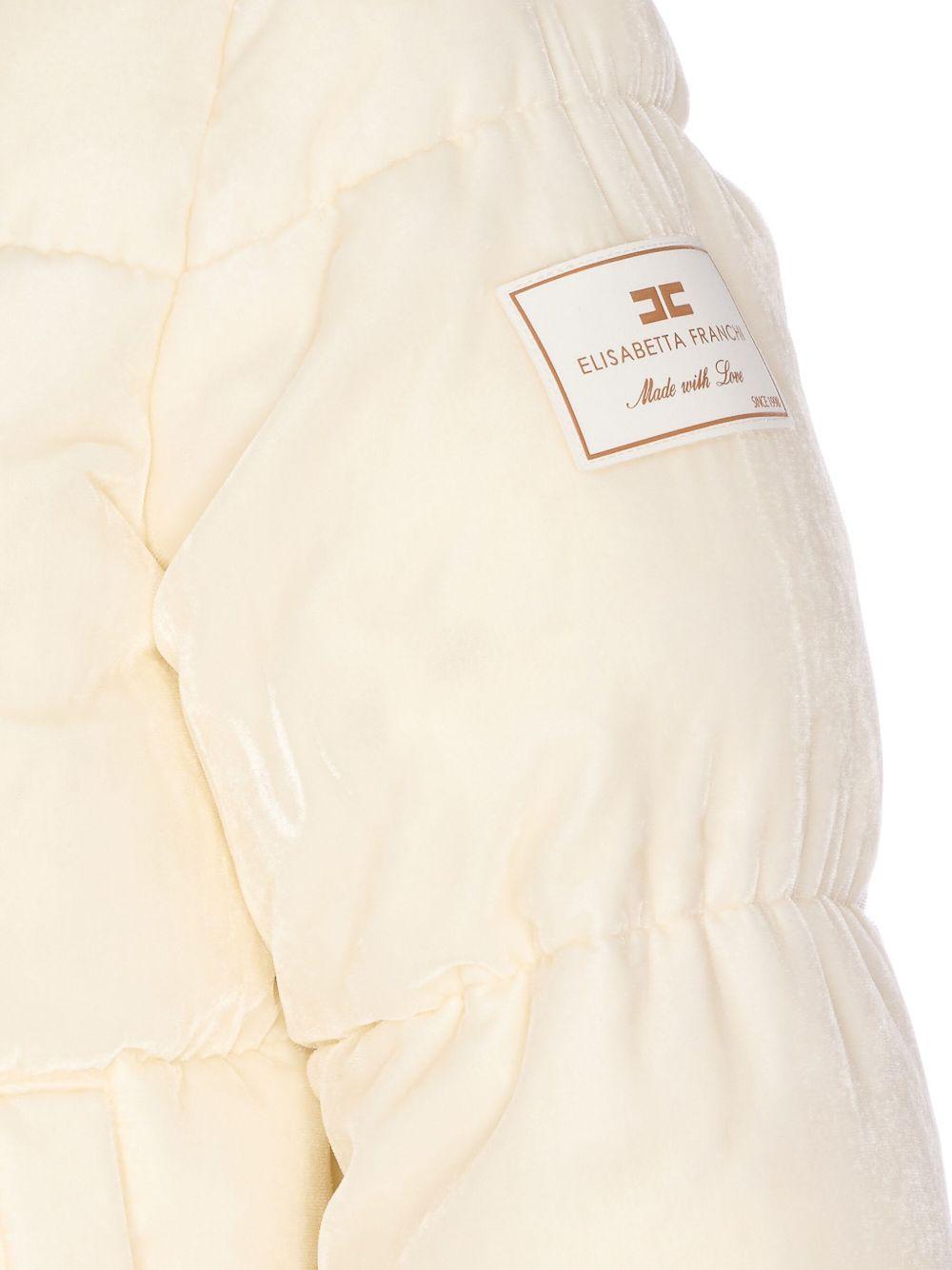 Piumino Trapuntato con Cappuccio Rimovibile PI82D56E2 DZ9 ELISABETTA FRANCHI 