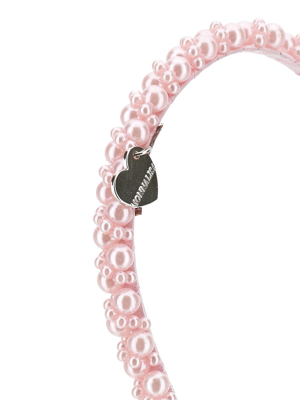 Cerchietto con perle 17G0067759 0090 MONNALISA KIDS 