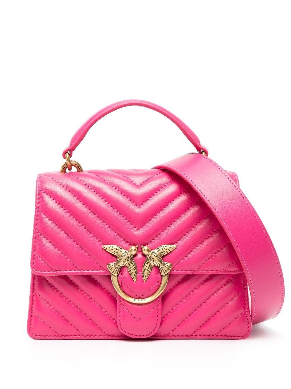 Borsa Mini Trapuntata con Fibbia Love Birds 100071A0GK N17Q PINKO 