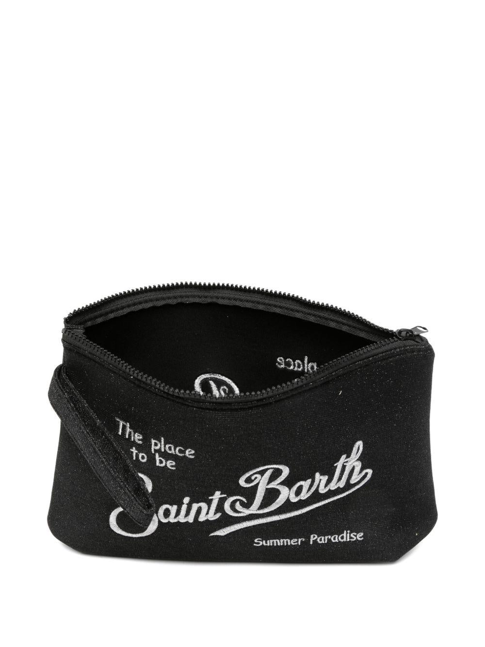 Pochette con zip e finish glitter ALI0018 02999L MC2 SAINT BARTH 