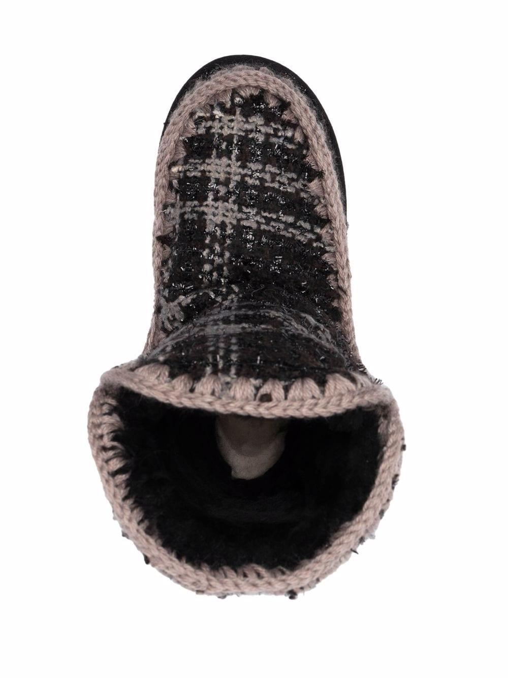 Stivale Eskimo 24 inserti lurex nero