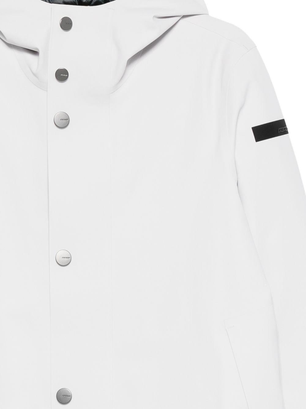 Giacca ghiaccio con cappuccio e chiusura a bottoni W25011 08 RRD 