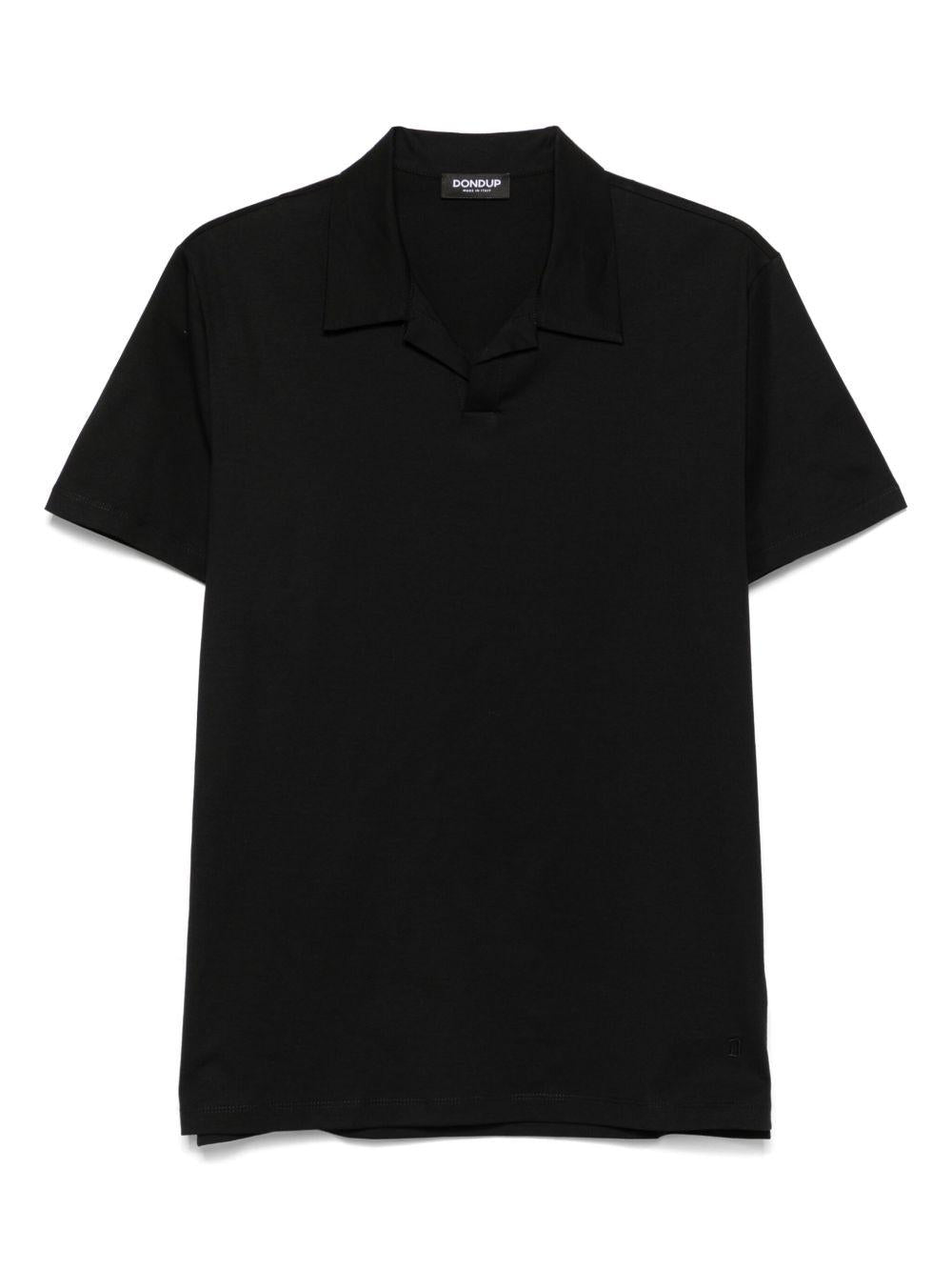 Polo regular logo ricamato nera US330JF0271UXXXDU 999 DONDUP 