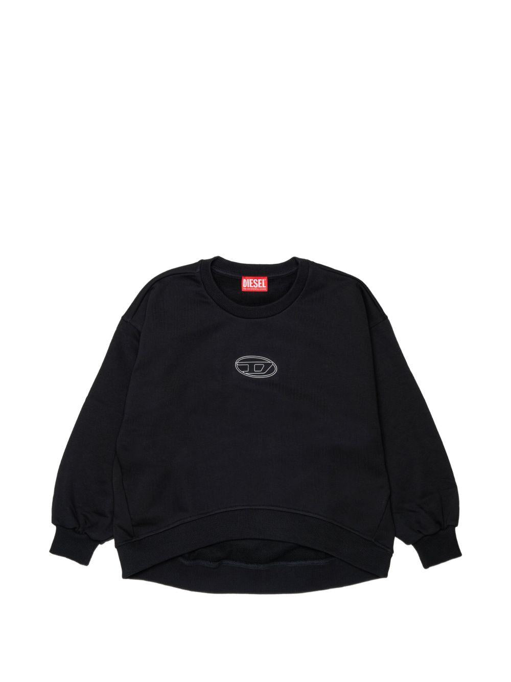 Felpa Nero J03017KYAZ3 K900 DIESEL KIDS 