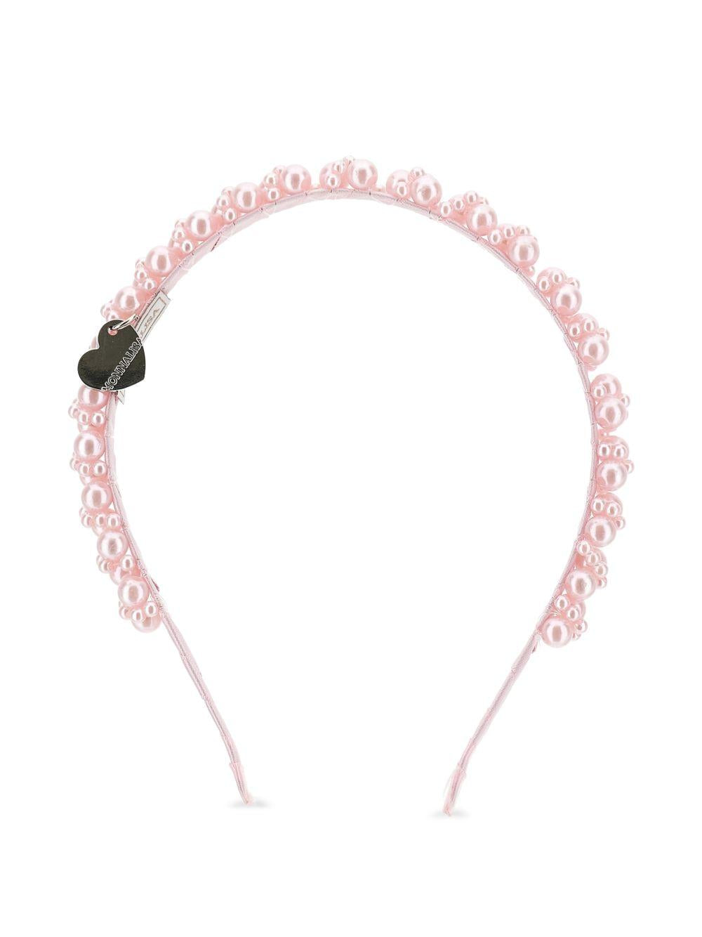 Cerchietto con perle 17G0067759 0090 MONNALISA KIDS 