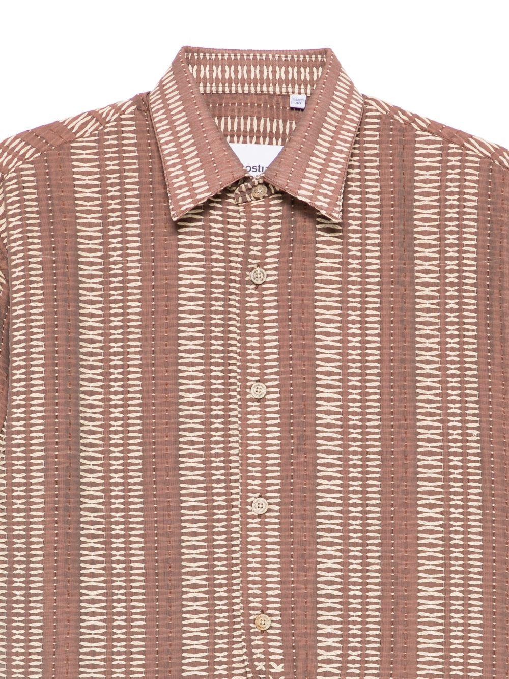 Camicia a maniche corte in cotone e viscosa 26S57 S26R41 COSTUMEIN 