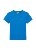 Royal blue T-shirt with embroidered logo