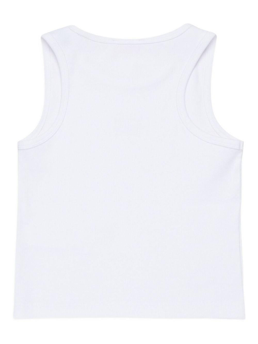 Canotta in cotone con logo J02594KYAZY K100 DIESEL KIDS 