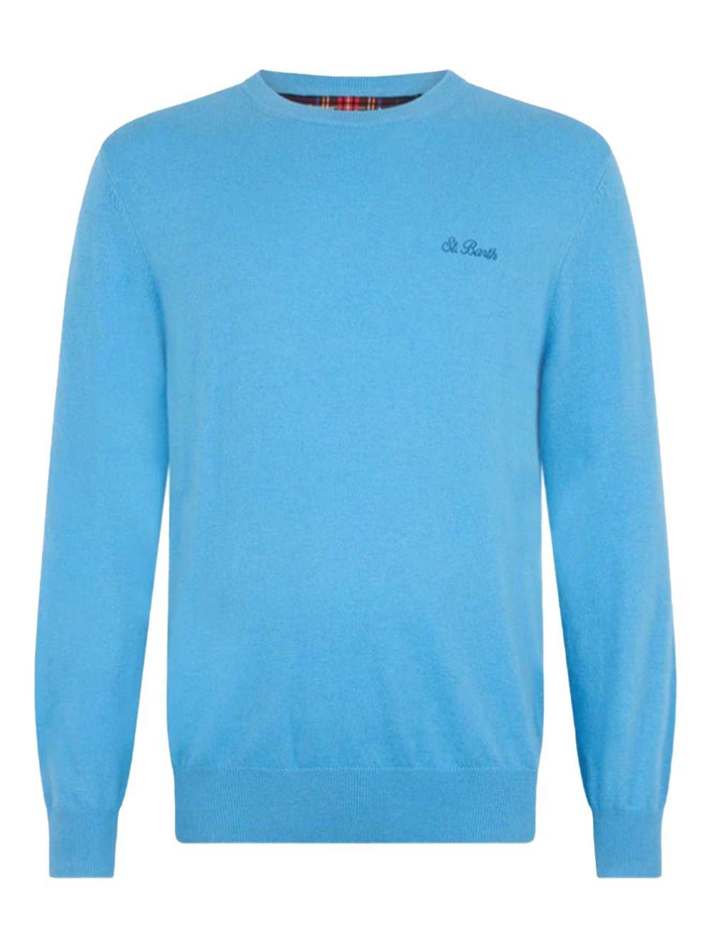Maglione Regent blu REGE003 00011G MC2 SAINT BARTH 