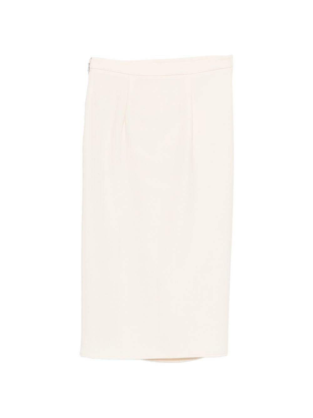 Gonna avorio con coulisse 8G0530A701 W409 PATRIZIA PEPE 