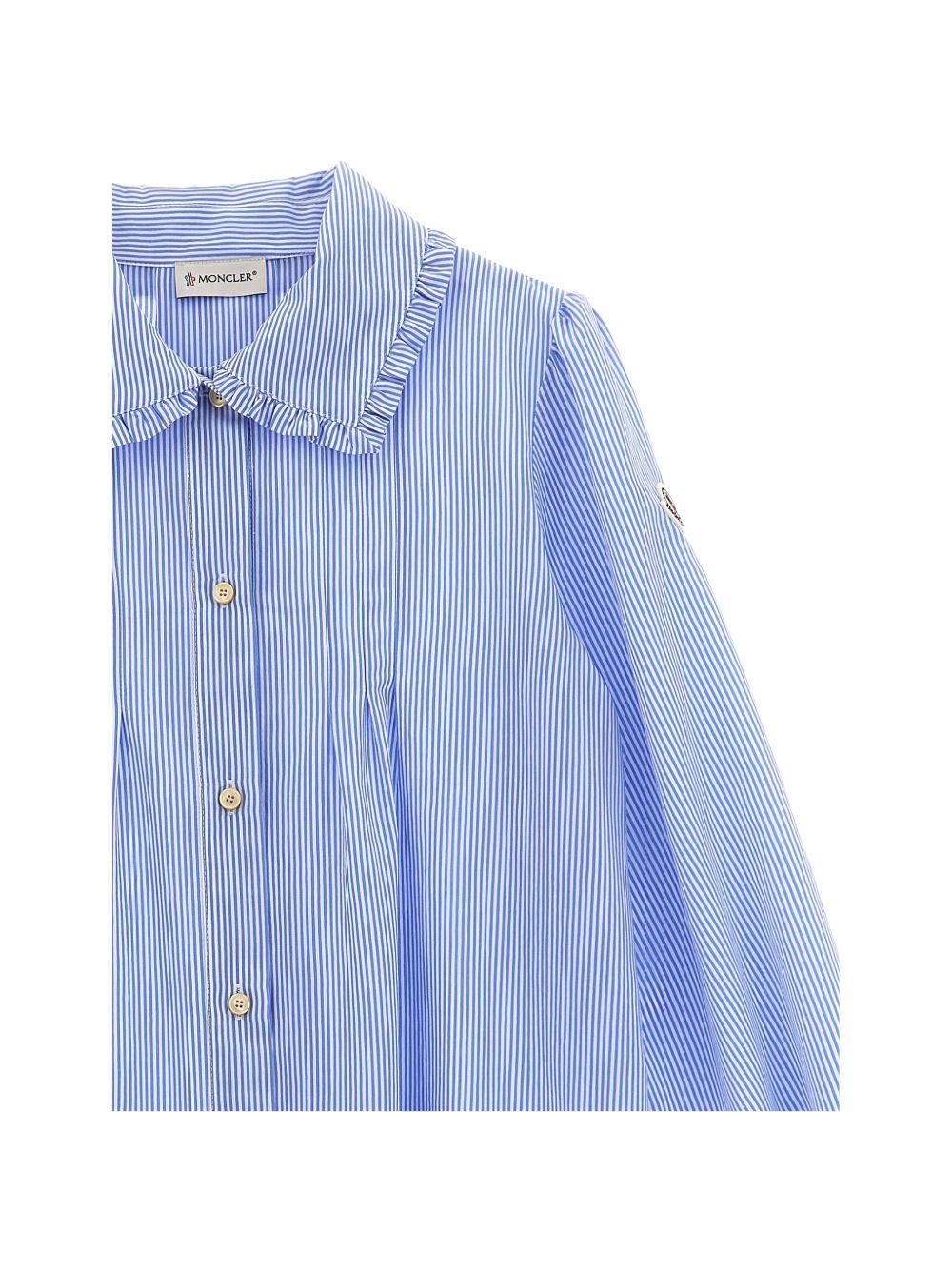 Abito in viscosa con colletto a volant L19542G00005599G1 F70 MONCLER KIDS 