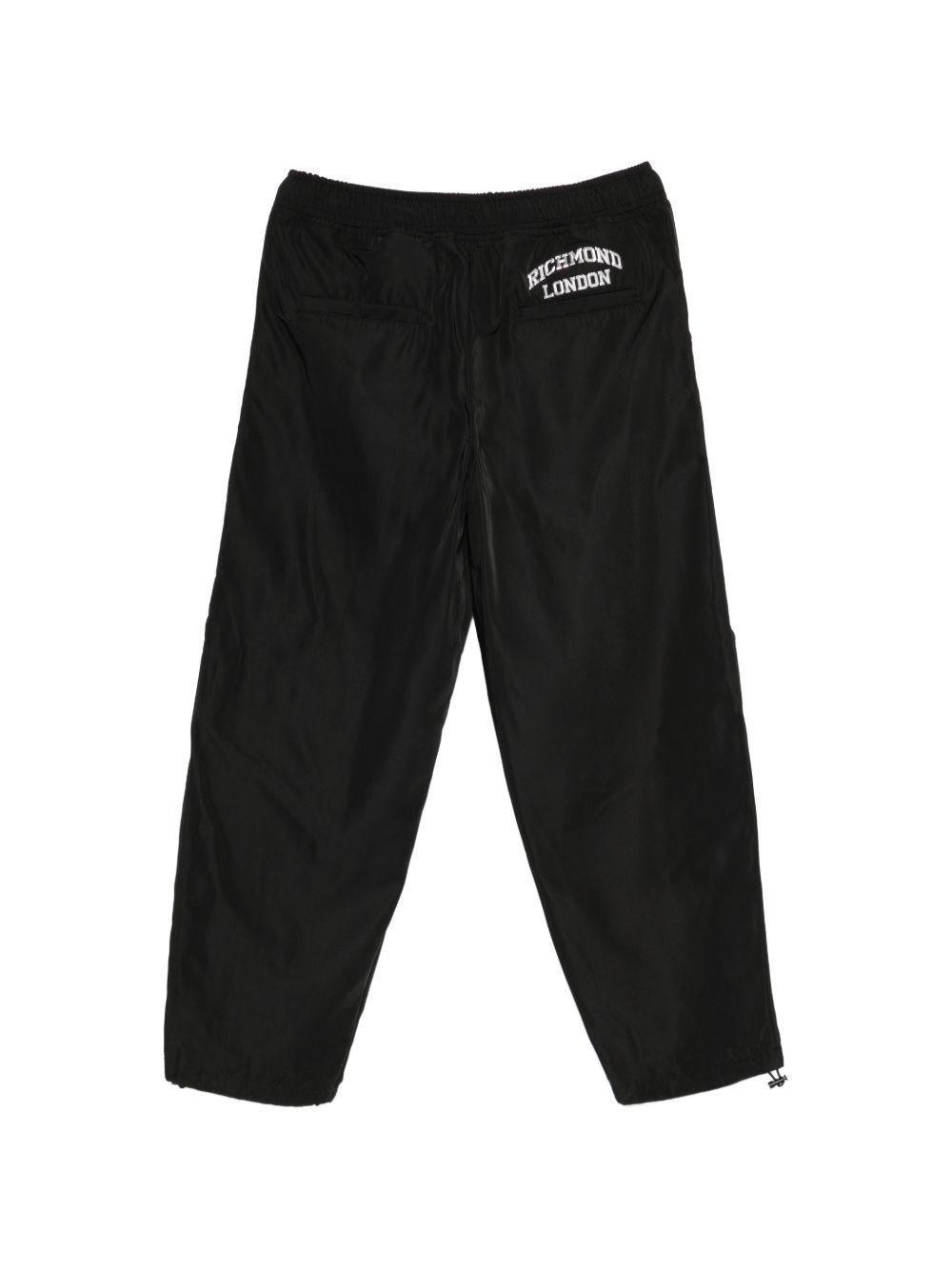 Pantaloni in poliestere con coulisse RBP26118PA BLACK JOHN RICHMOND KIDS 