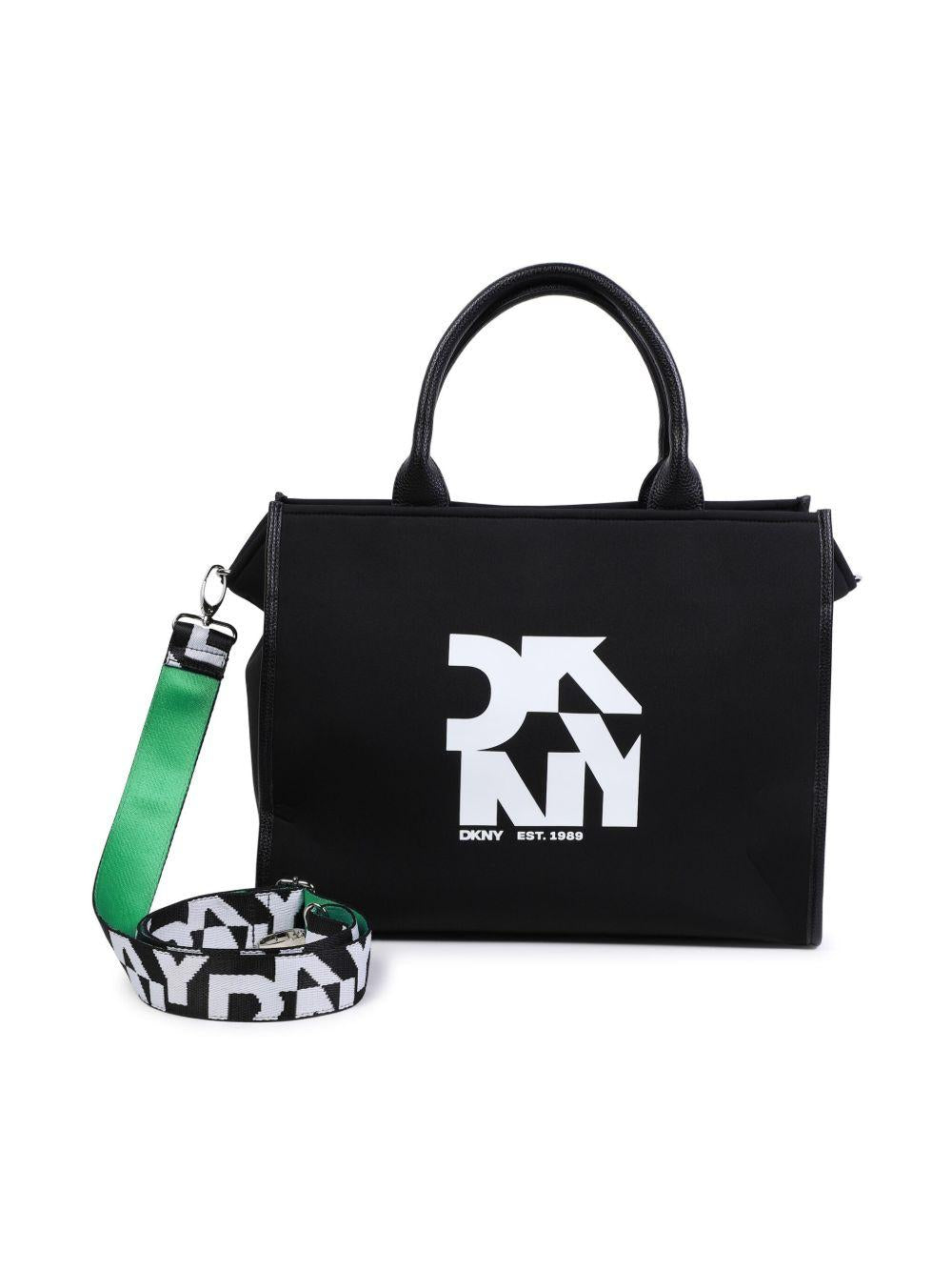 Borsa nera tracolla logata