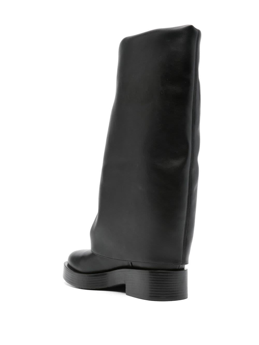 Stivale con risvolto nero 1S357Y0301LAABR 9000 CASADEI 