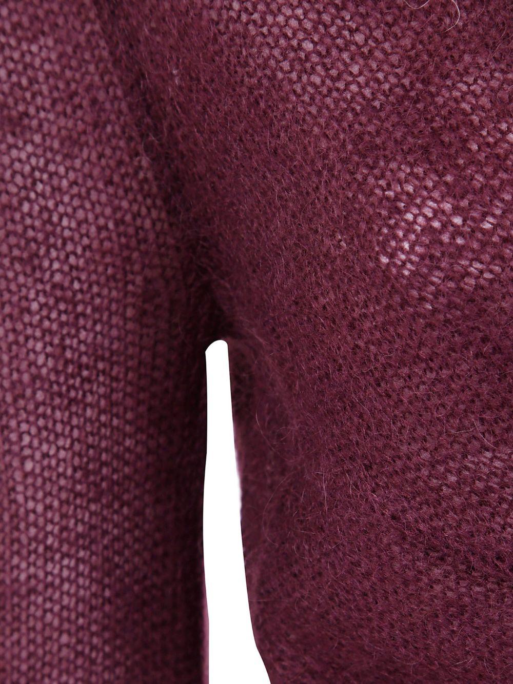 Maglione Borgogna con Design a Incrocio 252TP3525 05609 TWINSET 